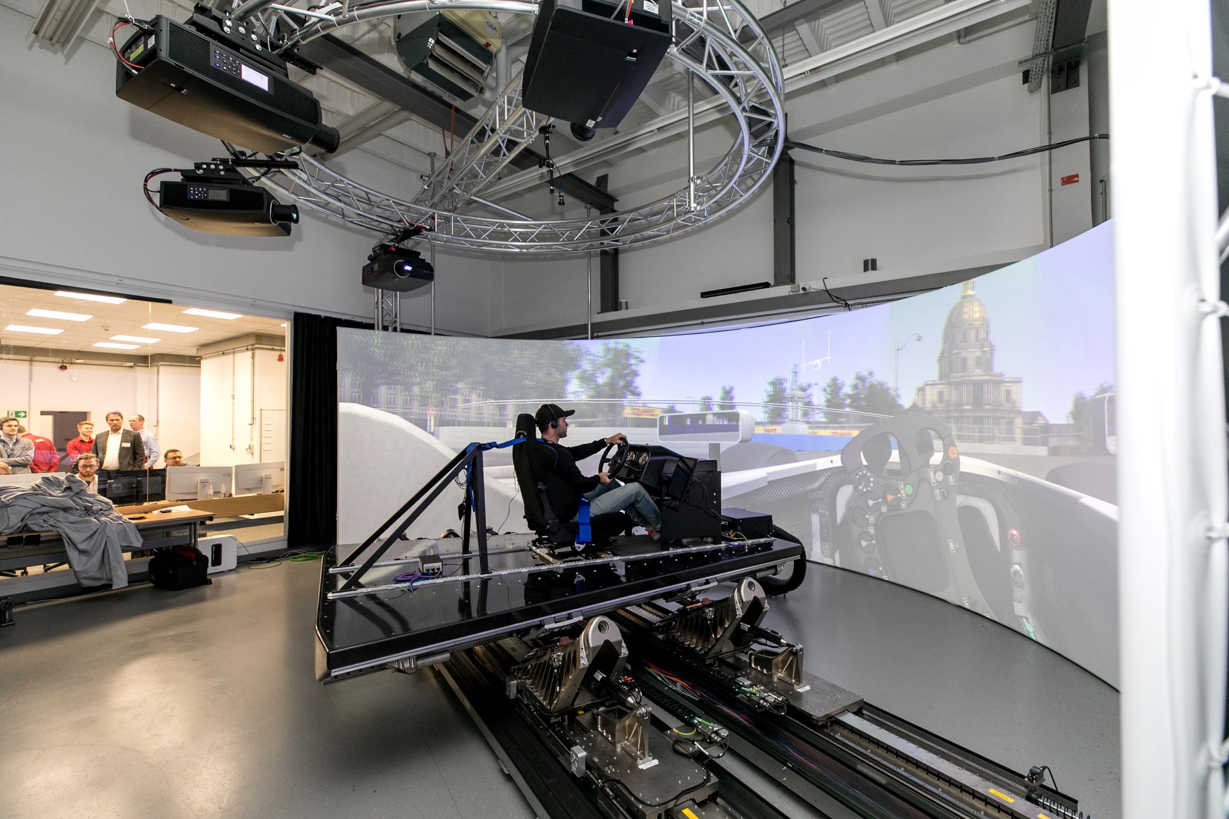 Rollout of the advanced Vehicle Driving Simulator A Great Success