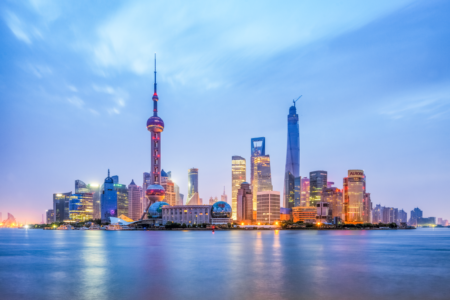 Skyline Shanghai, Vertretung Mdynamix auf Messen in China