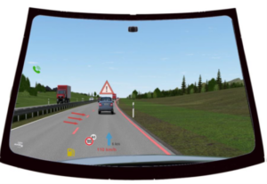 Example design for a head-up display