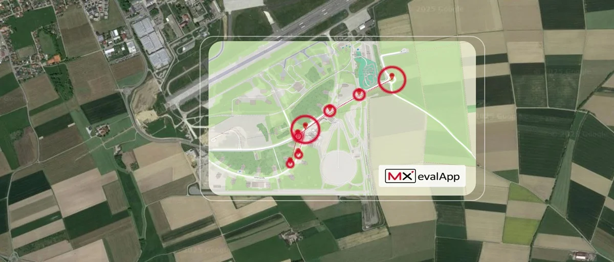 New Release zur MXevalApp Copilot Funktin, die Führung entlang vordefinierter Routen und Kriterien übernimmt.