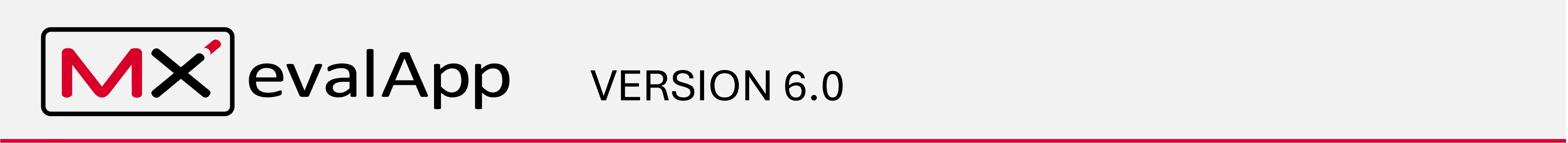 Logo zum New Release zu MXevalApp Version 6.0 der Firma MdynamiX