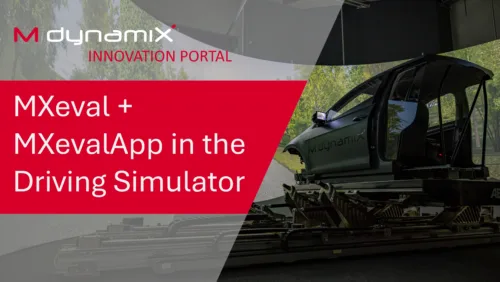 Thumbnail for Video, MXeval und MXevalApp in the driving simulator