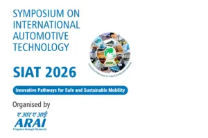 Keyvisual der Veranstaltung SIA 2026 Pune Symposium on international automotive technology bei der die MdynamiX vertreten sein wird.