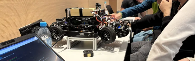 Eine Szene der VDI Autonomous Driving Challenge 2025 bei der ELIV in Bonn.